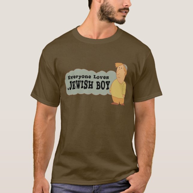Jeder Lieben ein jüdischer Junge T-Shirt (Vorderseite)