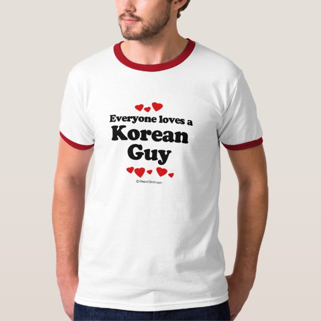 Jeder Lieben ein koreanischer Typ-T - Shirt (Vorderseite)
