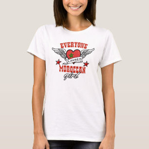 Jeder Lieben ein marokkanisches Mädchen T-Shirt