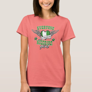 Jeder Lieben ein nigerisches Mädchen T-Shirt