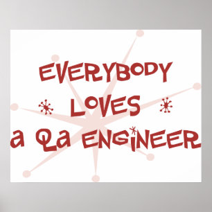 Jeder Lieben ein QA-Ingenieur Poster
