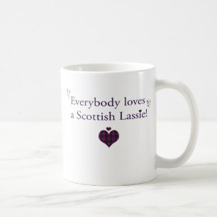 Jeder Lieben ein schottisches Mädchen! Kaffeetasse
