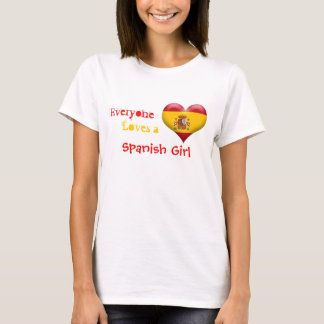 Jeder Lieben ein spanisches Mädchen T-Shirt