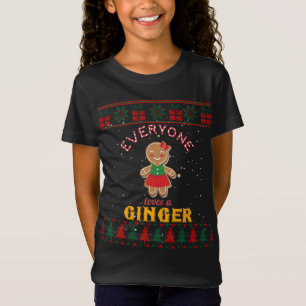 Jeder Lieben eine Ingwer Weihnachten Uggulfestival T-Shirt