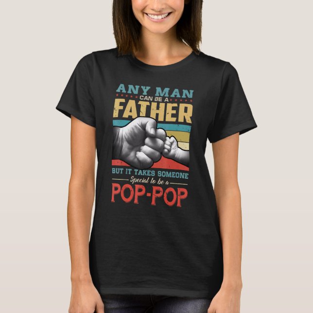 Jeder Mensch kann Vater sein, aber einen besondere T-Shirt (Vorderseite)