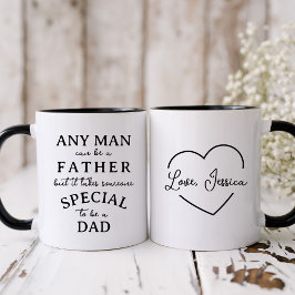 Jeder Mensch kann Vater sein, aber...Tasse Tasse
