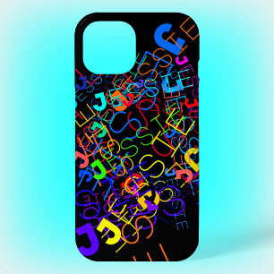 Jeder Name anpassbar Helle Farben & Schwarz Case-Mate iPhone Hülle