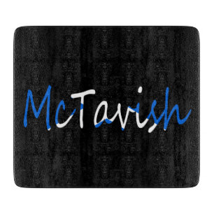 Jeder Name auf der schottischen Flagge cbcnt Schneidebrett