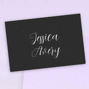 Jeder Name   Elegant Editable White Script auf Sch Seidenpapier