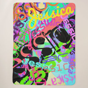 Jeder Name individuell einstellbare kreative, fett Sherpadecke