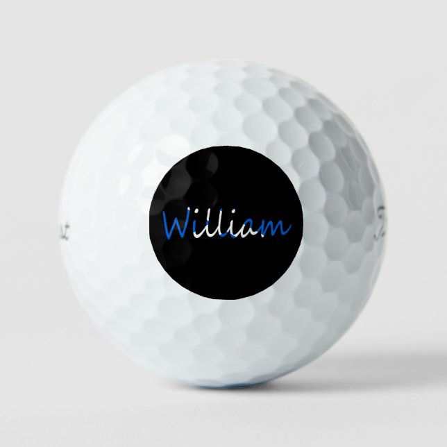 Jeder Name überlagerte sich auf der schottischen F Golfball (Vorderseite)