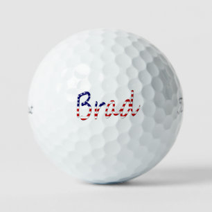 Jeder Name überlagerte sich auf US-Flagge tpv1 gbc Golfball