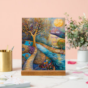 Jeder Pfad war das richtige akryllische Zeichen Acrylschild