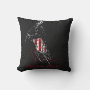 Jeder Punkt zählt Tennis-Typografie Kissen