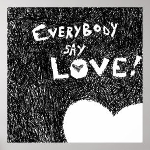 Jeder sagt Liebe! Poster