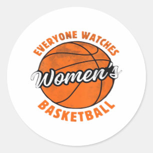 Jeder schaut das Women's Sports Classic an Runder Aufkleber