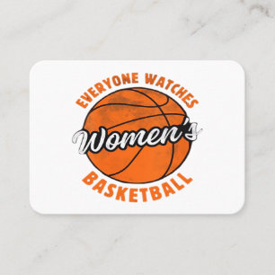 Jeder schaut die Women's Sports Classic Visitenkarte