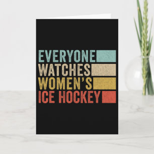 Jeder schaut Frauen-Eishockey Karte