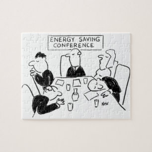 Jeder schläft auf einer Energie Rettend Konferenz