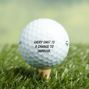 "Jeder Schlag ist eine Chance zur Verbesserung' Po Golfball