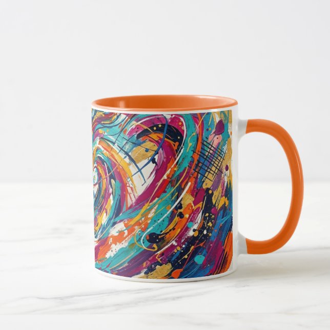 Jeder Schluck fühlt sich besser mit Style Mug Tasse (Rechts)