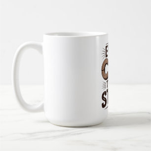 Jeder Schnitt erzählt eine Geschichte - rustikale Kaffeetasse