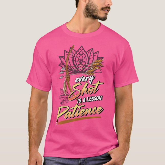 Jeder Schuss ist eine Lektion in der Geschichte de T-Shirt (Vorderseite)