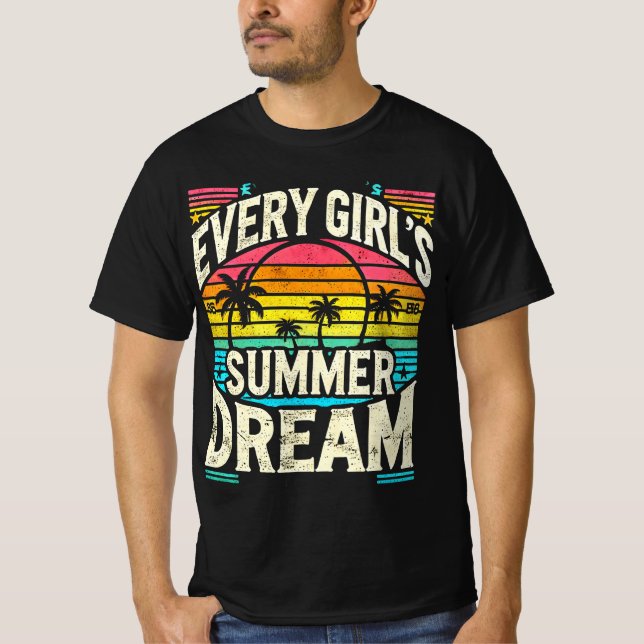 Jeder Sommertraum für Mädchen T-Shirt (Vorderseite)