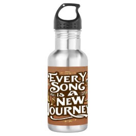 Jeder Song ist eine neue Reise 2 Wasserflasche