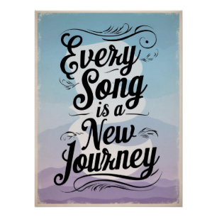Jeder Song ist eine neue Reise Poster