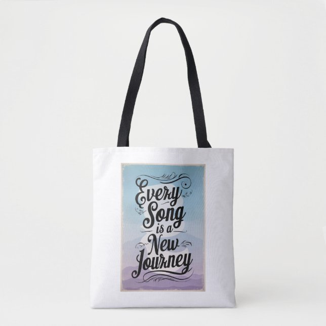 Jeder Song ist eine neue Reise Tasche (Vorderseite)