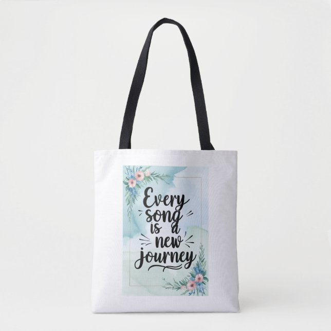Jeder Song ist eine neue Reise Tasche (Vorderseite)