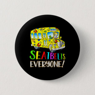 Jeder Spaß Magic School Bus Fahrer Job Prix Button