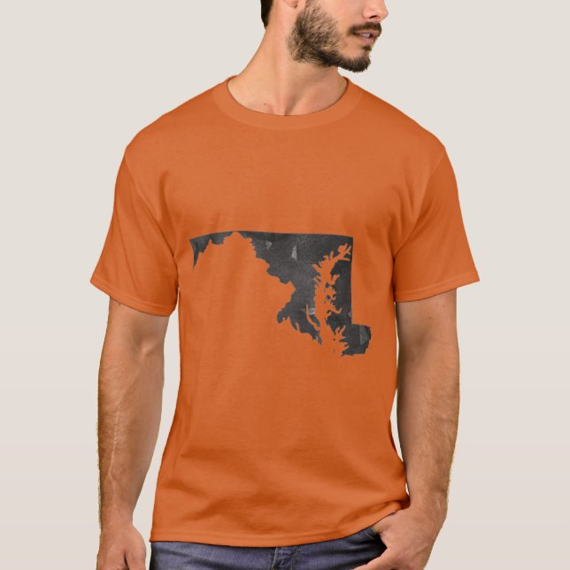 Jeder Staat oder jedes Land, in dem Maryland Wall  T-Shirt (Vorderseite)