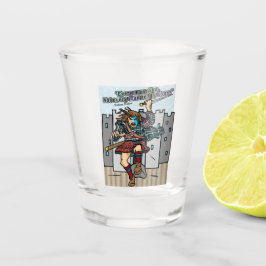 Jeder stirbt. Nicht jeder Mensch lebt wirklich Zit Schnapsglas