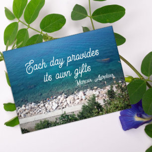 Jeder Tag bietet lateinisches Sprichwort Poster