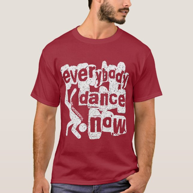 Jeder tanzt jetzt Jeff T-Shirt (Vorderseite)