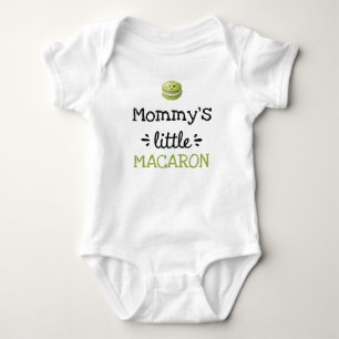 [Jeder Text] Kleiner Macaron Baby Strampler