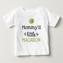 [Jeder Text] Kleiner Macaron Baby T-shirt