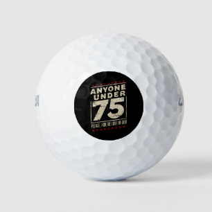 Jeder unter 75 lustige Wahl Biden Trump Golfball