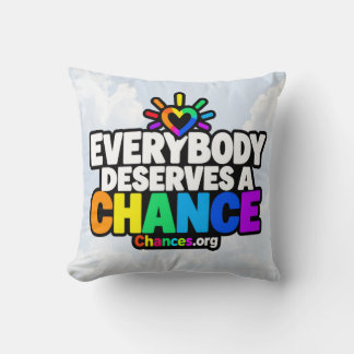 Jeder verdient eine Chance Kissen