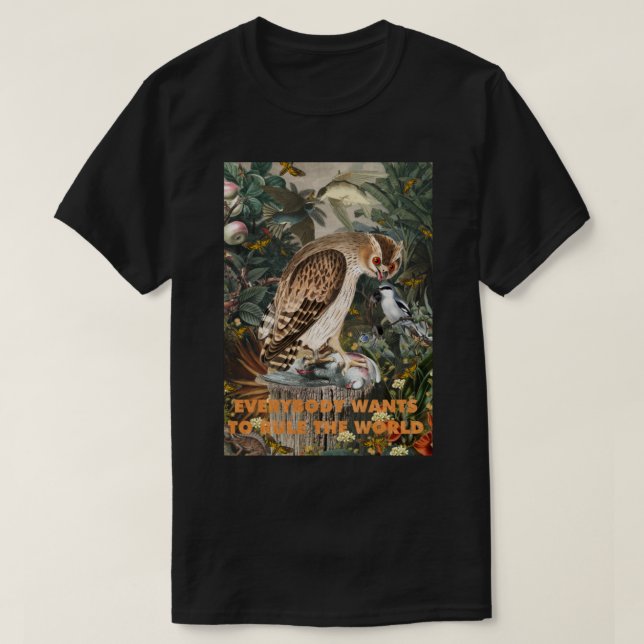 Jeder will, die Welt Premium zu regieren T-Shirt (Design vorne)