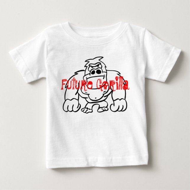 Jeder zukünftige Gorilla-Fan benötigt dieses Baby T-shirt (Vorderseite)