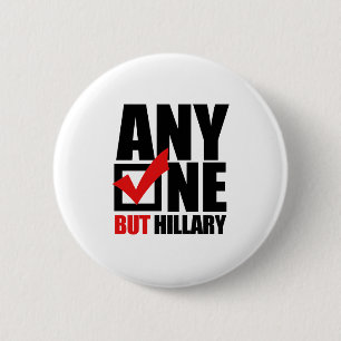 Jedermann aber Hillary Clinton Button