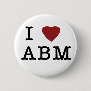 Jedermann aber ich - i-Herz ABM-Knopf Button