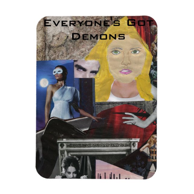 Jedermanns Got Demons Pop Art Magnet (Vertikal)