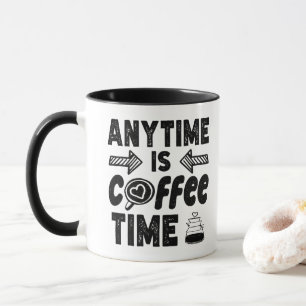 Jederzeit Ist Kaffeezeit Kaffeeliebhaber Coole Ges Tasse