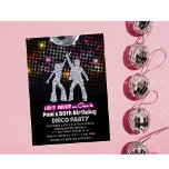 JEDES ALTER - Disco Geburtstagsparty Einladung<br><div class="desc">Disco Geburtstagsparty 70er Geburtstagsparty Disco Ball 70er Thema 70er Glitzer Party Einladung</div>