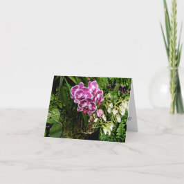 Jedes Anlasses Orchids Grußkarte Karte