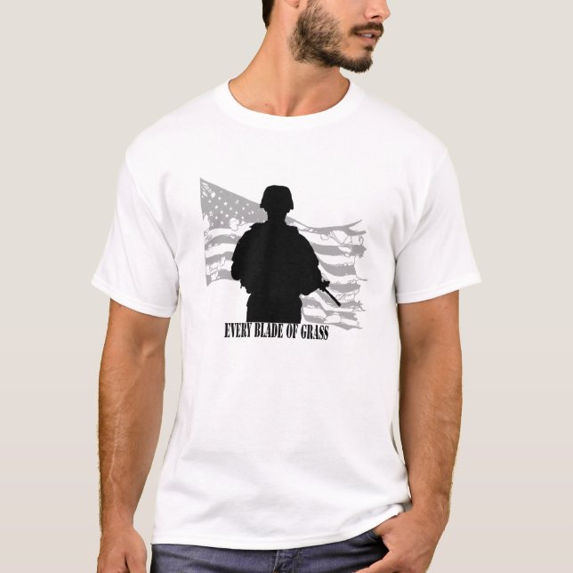 JEDES BLATT des militärischen patriotischen Shirts (Vorderseite)